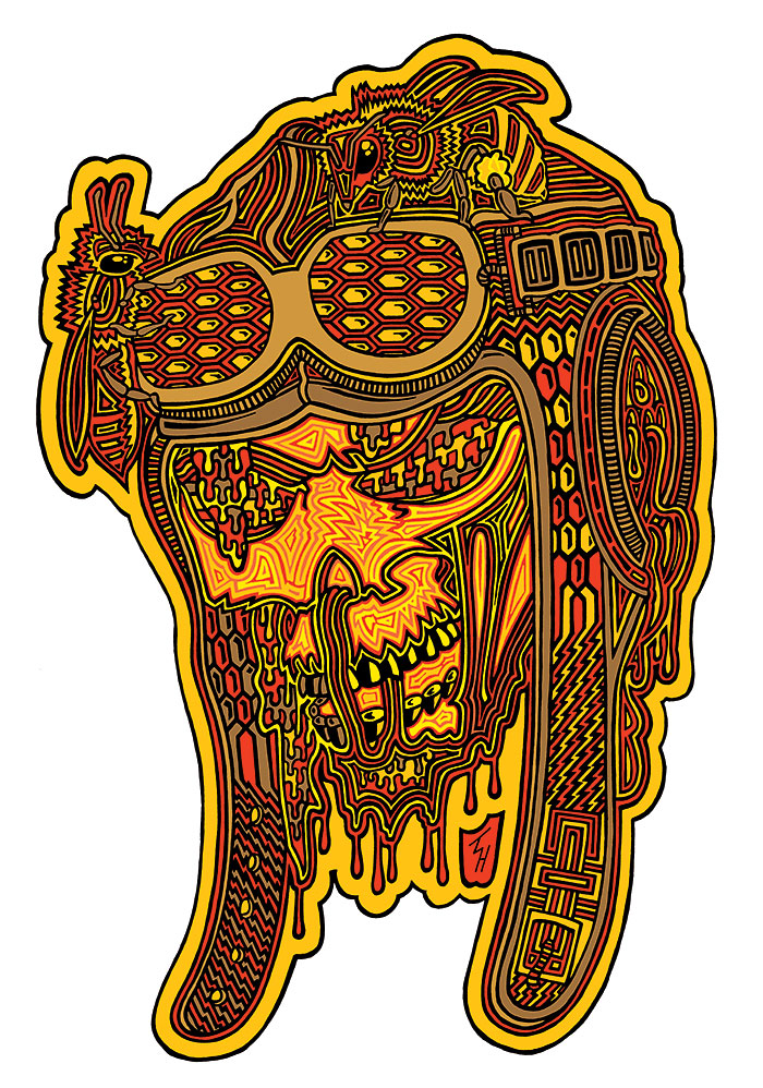 Dead City Honey Logo — Finished